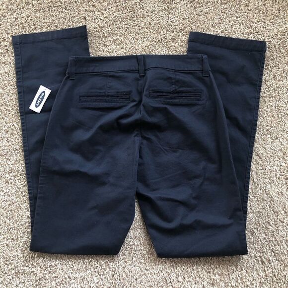Old Navy Mid-Rise Bootcut Khakis Pants Size 0 - Picture 10 of 11
